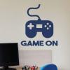 Game On Wall Quotes vinyl Decal video games game controller xbox playstation nintendo