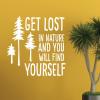 Get lost in nature and find yourself, pine, travel, trees, 