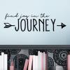 Find joy in the journey wall quotes vinyl lettering wall decal travel vacation beach camp camping tent hike nature outdoor find yourself 