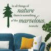 In all things of nature there is something of the marvelous Aristotle wall quotes vinyl lettering wall decal home decor vinyl stencil travel outdoors cabin vacation lake ocean home woods