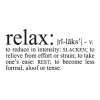 relax definition wall decal to make home a spa