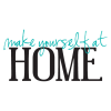 make yourself at home wall decal