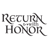 return with honor gilded wall decal