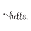 Sweet Hello Wall Quotes™ Decal perfect for any home