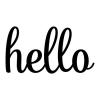 oversized hello wall quotes vinyl lettering wall decal home decor vinyl stencil classroom large decal school welcome front door entry entryway home house