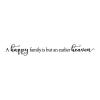 A happy family is but an earlier heaven wall quotes vinyl wall decal love photo wall gallery