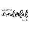 What a wonderful life wall quotes vinyl lettering wall decal home decor home family love 