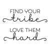 Find your tribe love them hard wall quotes vinyl lettering wall decal home decor vinyl stencil family children close friends coworkers
