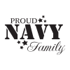 Proud Navy Family(Stencil)