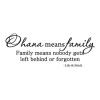 Ohana means family. Family means nobody gets left behind or forgotten. Lilo and Stitch, Disney, Hawaii, Home, movie, 