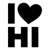 I (heart) HI with Heart