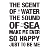 The Scent of the Water Modern Wall Quotes™ Decal perfect for any home