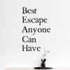 The Beach Is The Best Escape Wall Quotes™ Decal perfect for any home