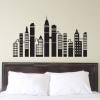 Modern Cityscape By Night inspirational great for any room Wall Quotes™ Decal
