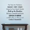 Beach House Rules Wall Quotes™ Decal great for any home