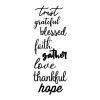 trust grateful blessed faith gather love thankful hope wall quotes vinyl lettering wall decal home decor