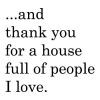 …and thank you for a house full of people I love wall quotes vinyl lettering wall decal home decor vinyl stencil home house pray thankful 