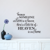 Because Someone We Love Is In Heaven There's A Little Bit Of Heaven In Our HomeBecause Someone We Love Is In Heaven There's A Little Bit Of Heaven In Our Home wall quotes vinyl lettering wall decal loved ones passed away religious faith believe