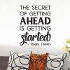 Get Started, inspirational great for any room Wall Quotes™ Decal