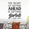 Get Started, inspirational great for any room Wall Quotes™ Decal