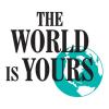 The World Is Yours Earth Silhouette Wall Quotes™ Decal mother nature recycle world go green travel motivation