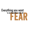 the other side of fear wall decal