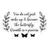 You do not just wake up & become the butterfly. Growth is a process. wall quotes vinyl lettering wall decal home decor vinyl stencil inspirational motivational 