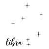 Libra Constellation Stars and Name wall quotes vinyl lettering home decor vinyl stencil nursery bedroom zodiac star sign stars moon 