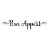 bon appetit wall quotes vinyl lettering wall decal home decor kitchen kitchenaid mixer french country