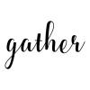 gather kitchen dining room wall quotes vinyl decal script