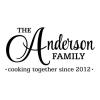 The Anderson Family cooking together since 2012 CUSTOM wall quotes vinyl lettering wall decal family name monogram personalized year established since kitchen chef cook
