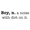 boy definition wall decal