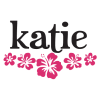 hibiscus flowers and custom name wall decal