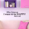 Grow Up Happy inspirational for any home Wall Quotes™ Decal