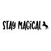 Stay Magical {unicorn} wall quotes vinyl lettering wall decal home decor magic magical kids girls room girly pretend playroom