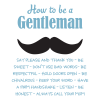 Black mustache with Rules underneath