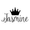 Crown and custom name wall quotes vinyl lettering vinyl decal princess fairy tale queen royal royalty monogram customization