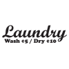 laundry wash/dry wall decal