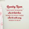 You Got To Know When To Run Wall Quotes™ Decal perfect for any home