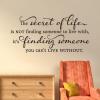 Someone You Can't Live Without inspirational for any home Wall Quotes™ Decal