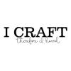 I craft therefore I hoard wall quotes vinyl lettering wall decal home decor craft room art studio