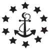 anchor and stars nautical decal