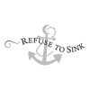 refuse to sink anchor decal