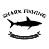 Shark fishing decal