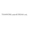 Teamwork makes the Dream work… office work desk wall quote vinyl decal professional office decor motivational