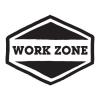 Work Zone badge retro wall quotes vinyl decal office desk professional home