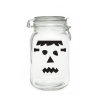 Frankenstein face Mason Jar