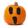 Ghostly boo face Pumpkin