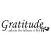 gratitude is fullness of life religious wall decal