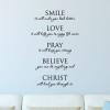 Christ Will Lead You Through It Wall Quotes™ Decal perfect for any home